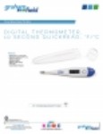 Product Sheet - Quickread Dual Scale Digital Thermometer